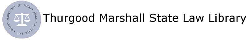 Thurgood Marshall State Law Library logo